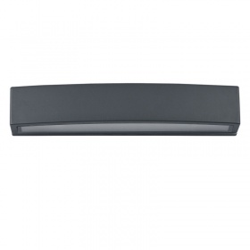 Уличный настенный светильник Ideal Lux Andromeda AP2 Antracite 092355