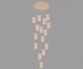 Каскадная люстра Kink Light Аури 08508-15A,33