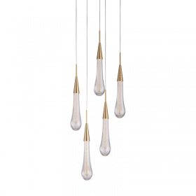 Подвесной светильник Delight Collection Pour MD2060-5A br.brass