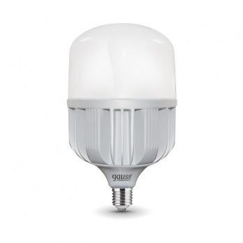 Лампа светодиодная Gauss E40 100W 6500K матовая 63430
