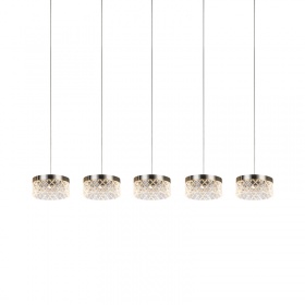 Подвесной светильник Delight Collection MD21020075 MD21020075-5B satin nickel