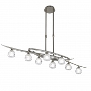 Подвесная люстра Mantra Loop Satin Nickel 1810
