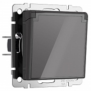 Розетка с заземлением, крышкой и шторками Werkel 4690389197529 W1171244 a064092