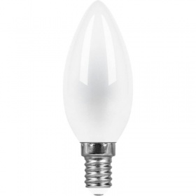 Лампа светодиодная Feron E14 11W 2700K Свеча Матовая LB-713 38005