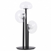 Настольная лампа Crystal Lux BOSQUE LG3 BLACK/TRANSPARENT