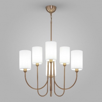 Подвесная люстра Eurosvet Abbey 60164/6 латунь a065745