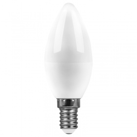 Лампа светодиодная Feron E14 15W 2700K свеча SBC3715 55203