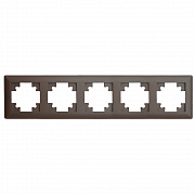 Рамка пятиместная Stekker PFR00-7005-04 Катрин 39821
