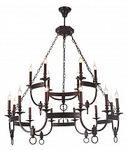 Подвесная люстра Crystal Lux Suerte Brown SP12+6