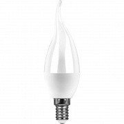 Лампа светодиодная Feron E14 13W 6400K свеча на ветру матовая SBC3713 55175