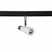 Трековый светодиодный светильник для магнитного шинопровода Crystal Lux Space CLT 0.33 006 12W WH-CH 4000K